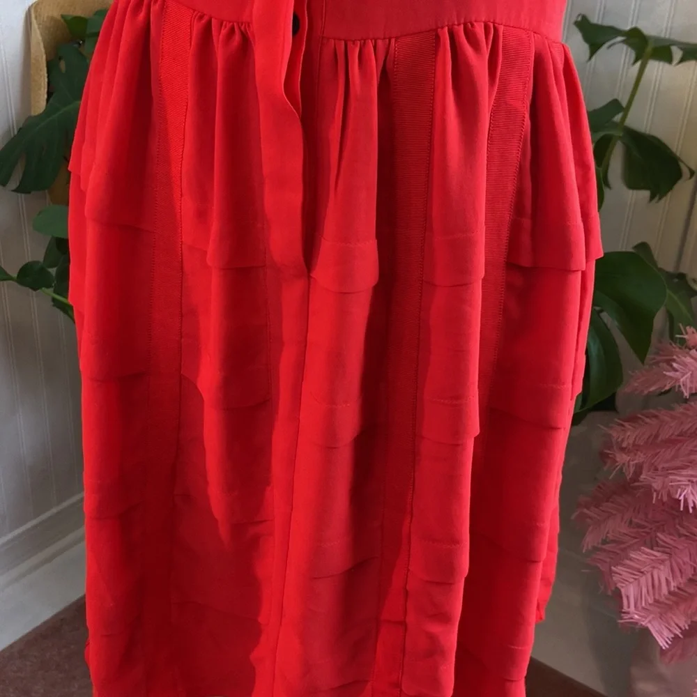 Anthropologie Sachin + Babi Red Sleeveless Dress - Picture 2 of 6